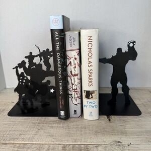 Loot Crate Gear + Goods Exclusive Metal‎ Thanos Avengers Bookends Marvel Black
